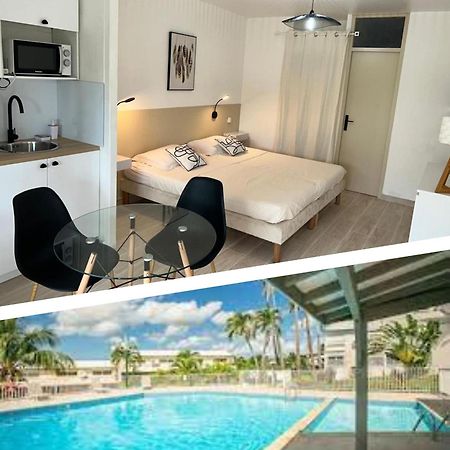 Superbe Studio Avec Piscine, Au Coeur De La Marina! Village Soleil ! Proche Aeroport & Ferry Le Gosier  Extérieur photo